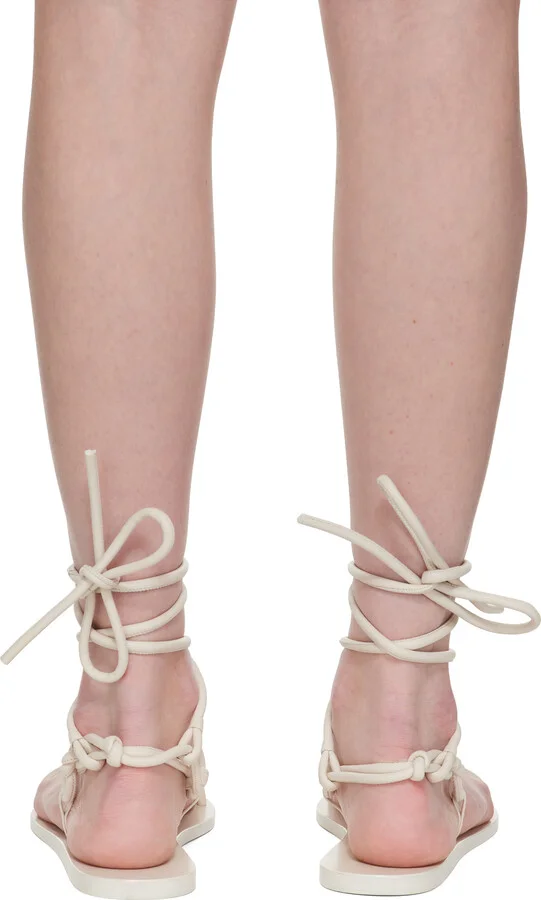 Rick Owens Lilies Off-White Hollywood Penta Sandals - Image 2