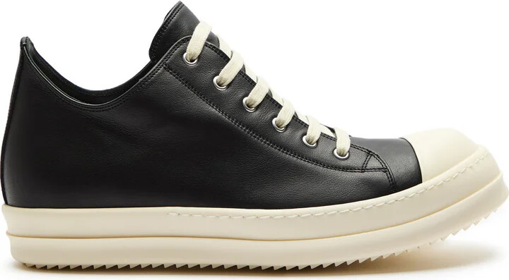 Rick Owens Low Leather Sneakers
