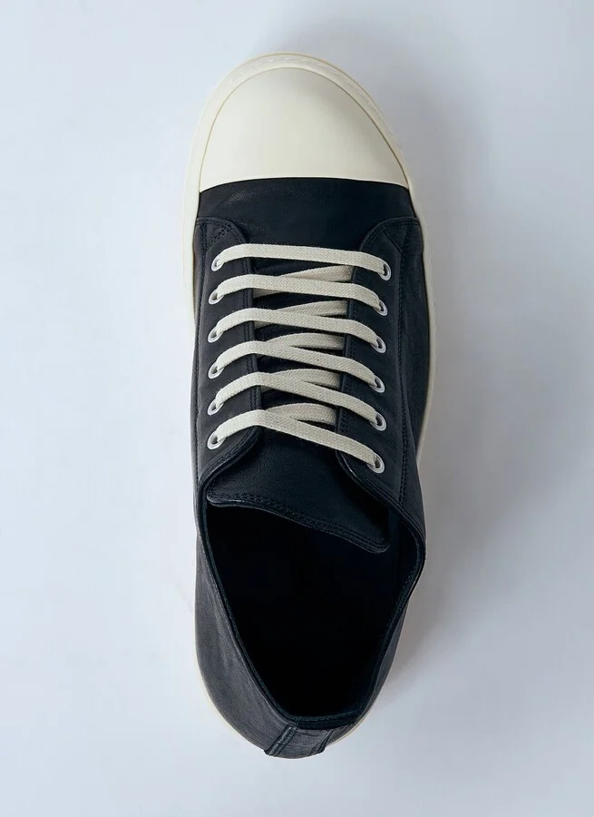 Rick Owens Low Sneakers - Man Sneakers Black Eu - 42 - Image 5