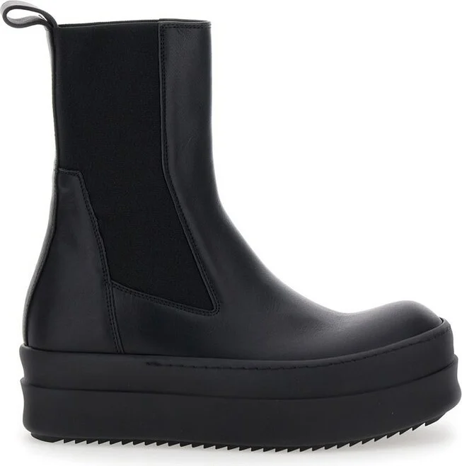 Rick Owens Mega Bumper Beatle Round Toe Boots