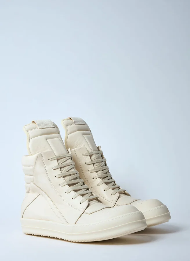 Rick Owens Mega Bumper Geobasket Sneakers - Man Sneakers White Eu - 45 - Image 2
