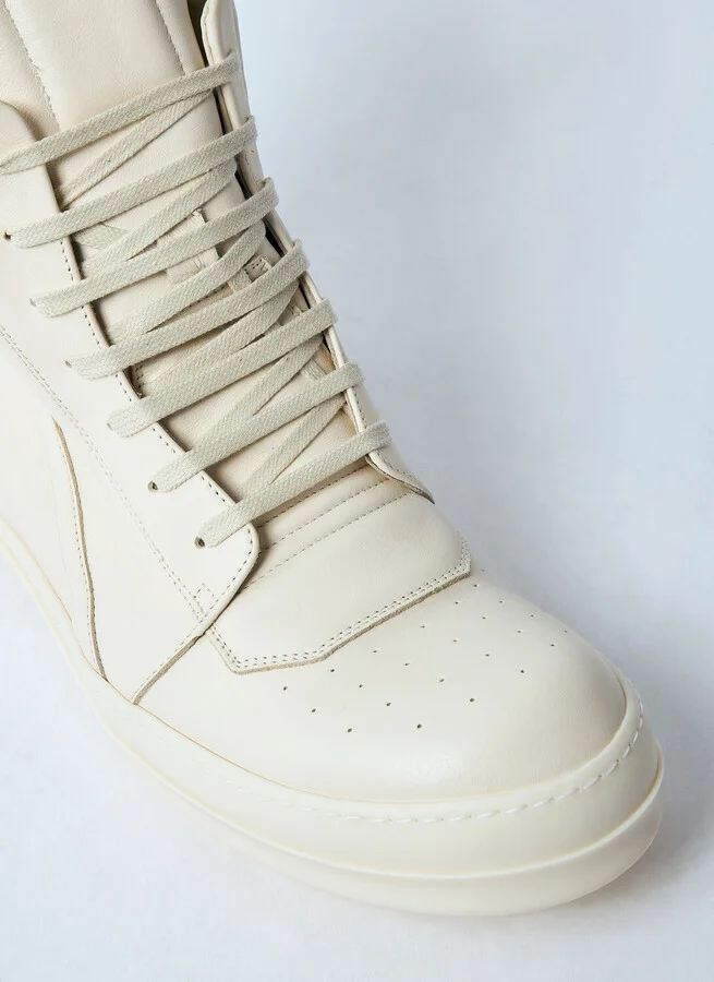 Rick Owens Mega Bumper Geobasket Sneakers - Man Sneakers White Eu - 45 - Image 3