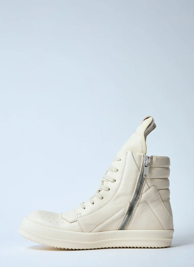 Rick Owens Mega Bumper Geobasket Sneakers - Man Sneakers White Eu - 45 - Image 4