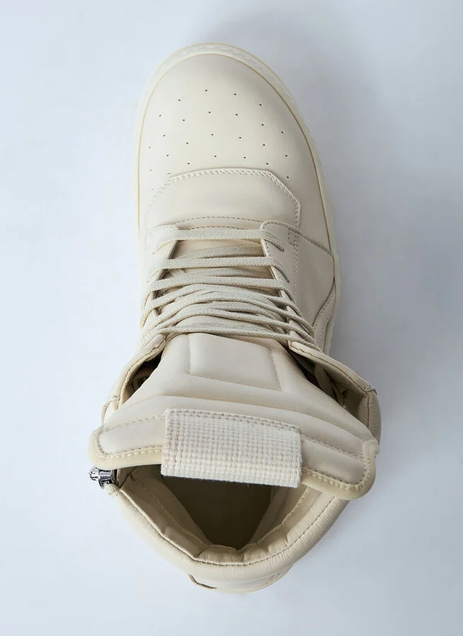 Rick Owens Mega Bumper Geobasket Sneakers - Man Sneakers White Eu - 45 - Image 5