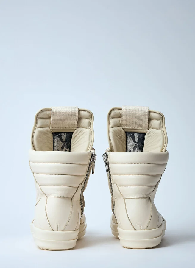 Rick Owens Mega Bumper Geobasket Sneakers - Man Sneakers White Eu - 45 - Image 6