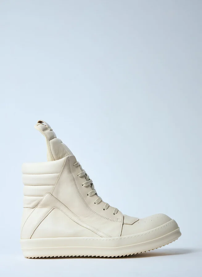 Rick Owens Mega Bumper Geobasket Sneakers - Man Sneakers White Eu - 45