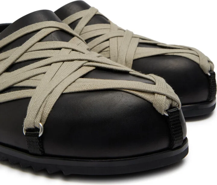 Rick Owens Mega Lace Leather Mules - Image 4