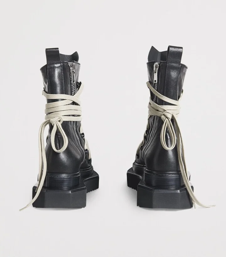 Rick Owens Mega-Lace Turbo Cyclops Boots - Image 4