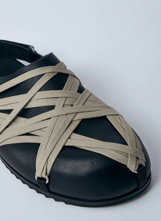 Rick Owens Megalace Mules - Man Mules Black Eu - 45 - Image 3
