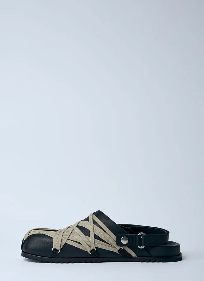 Rick Owens Megalace Mules - Man Mules Black Eu - 45 - Image 4