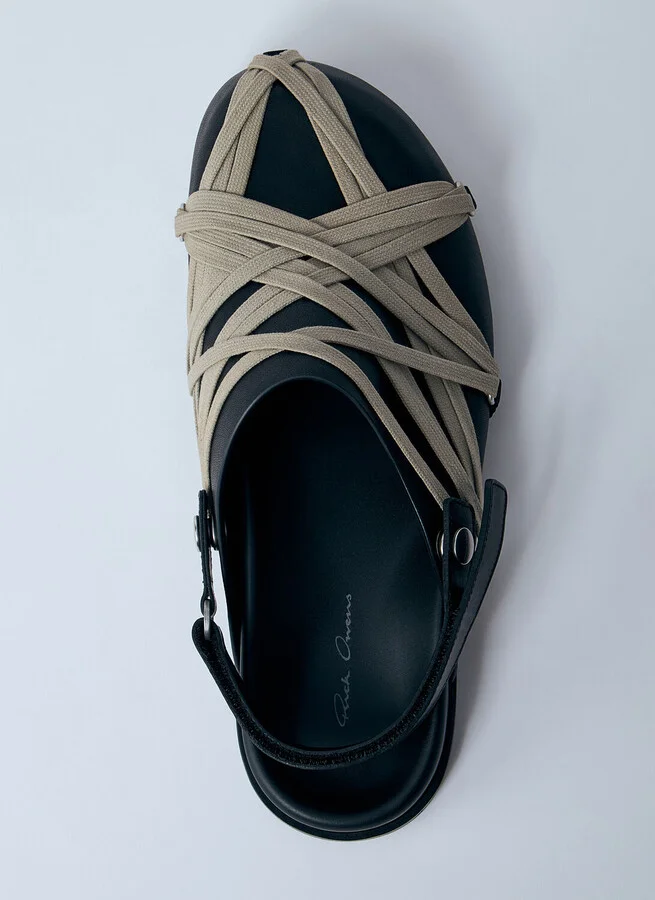 Rick Owens Megalace Mules - Man Mules Black Eu - 45 - Image 6