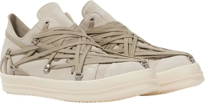 Rick Owens Megalace Sneakers In Suede - Image 2