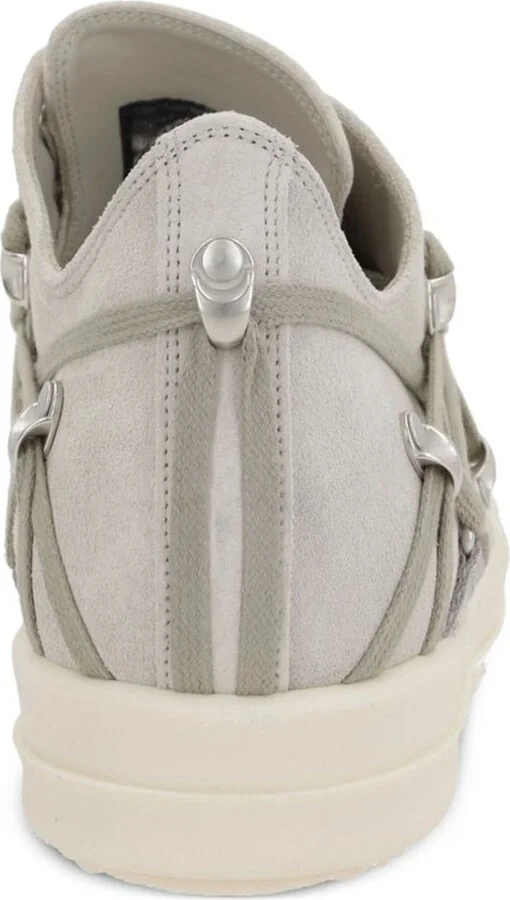 Rick Owens Megalaced Leather Sneakers - Image 3