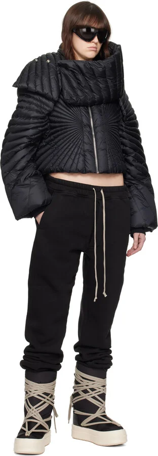 Rick Owens Moncler + Rick Owens Black Big Rocks Boots - Image 5