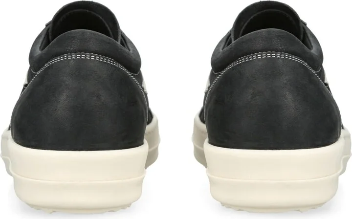 Rick Owens Nubuck Leather Low-Top Sneakers - Image 2