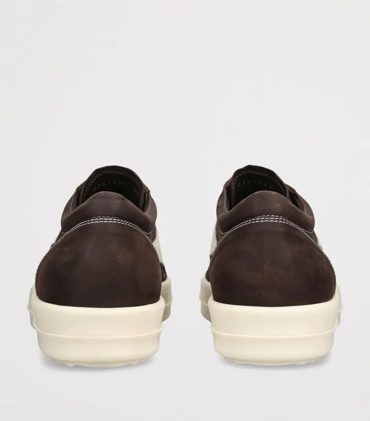 Rick Owens Nubuck Leather Low-Top Sneakers - Image 2