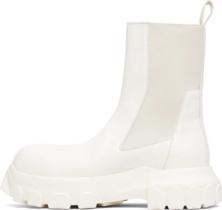 Rick Owens Off-White Concordians Beatle Bozo Tractor Chelsea Boots - Image 3