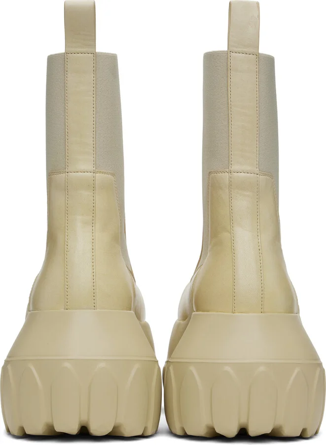 Rick Owens Off-White Hollywood Beatle Mega Tractor Boots - Image 2