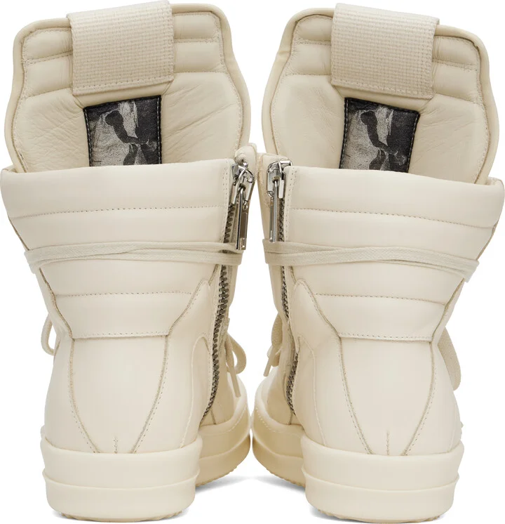 Rick Owens Off-White Hollywood Geobasket Sneakers - Image 2