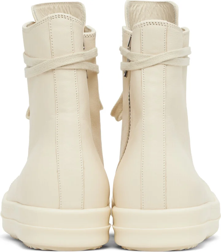 Rick Owens Off-White Hollywood High-Top Sneakers - Image 2