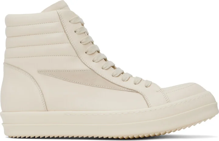 Rick Owens Off-White Hollywood High Vintage Sneaks Sneakers