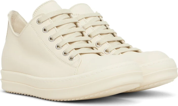 Rick Owens Off-White Hollywood Low Sneaks Sneakers - Image 4