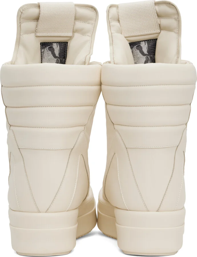 Rick Owens Off-White Hollywood Mega Geobasket Sneakers - Image 2