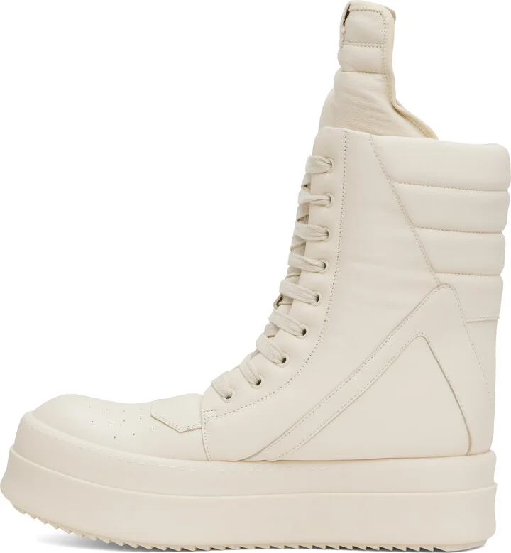 Rick Owens Off-White Hollywood Mega Geobasket Sneakers - Image 3