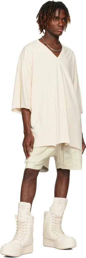 Rick Owens Off-White Hollywood Mega Geobasket Sneakers - Image 5