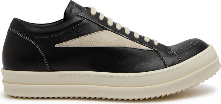 Rick Owens Panelled Leather Sneakers