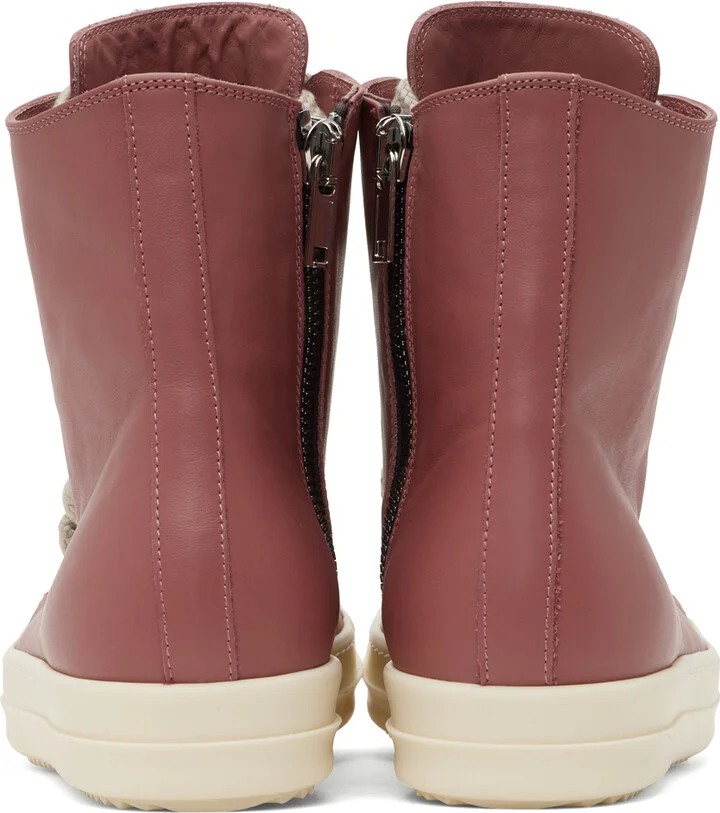 Rick Owens Pink Porterville Jumbolaced Sneakers - Image 2