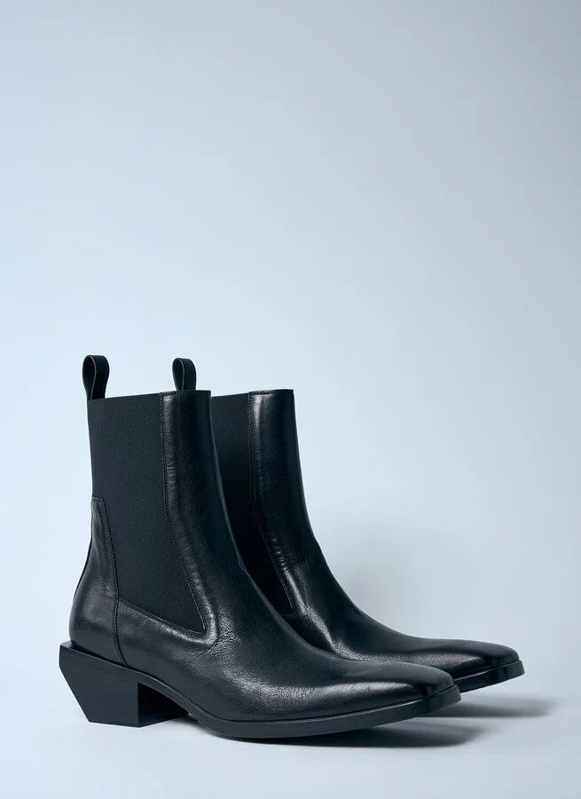 Rick Owens Stivali Leather Boots - Man Boots Black Eu - 45 - Image 2