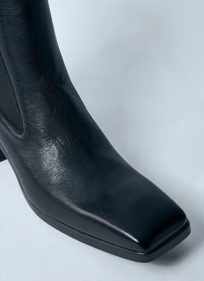 Rick Owens Stivali Leather Boots - Man Boots Black Eu - 45 - Image 3
