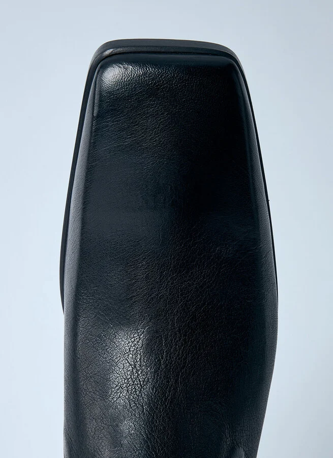 Rick Owens Stivali Leather Boots - Man Boots Black Eu - 45 - Image 5