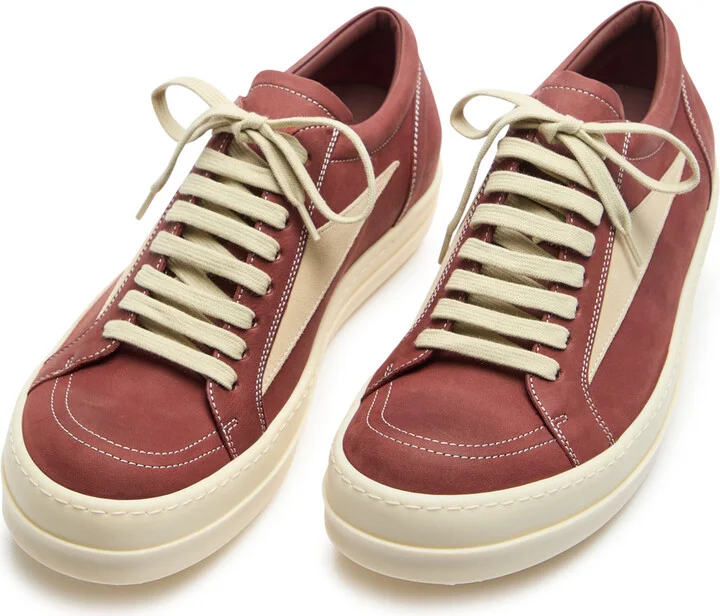 Rick Owens Suede and Leather Sneakers - Image 3