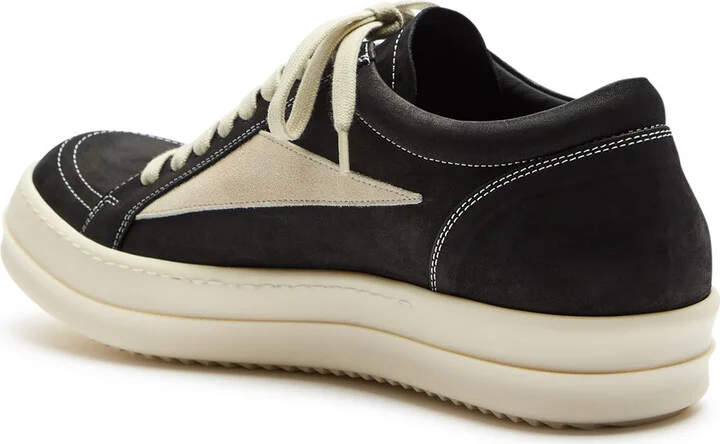 Rick Owens Suede and Leather Sneakers - Image 8