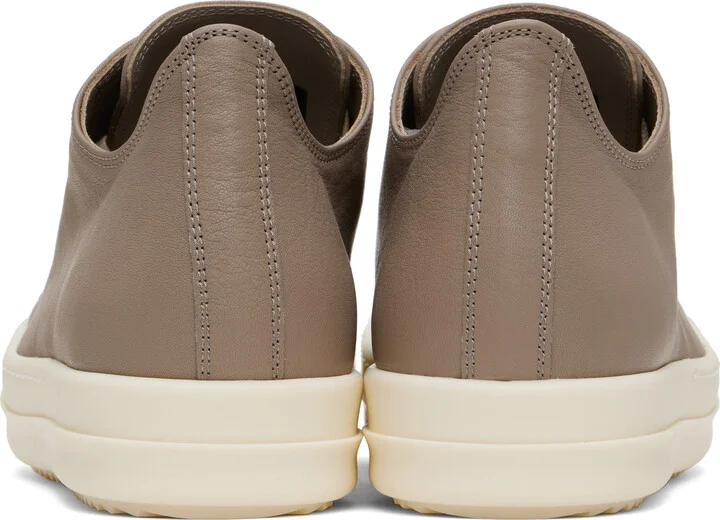 Rick Owens Taupe Hollywood Low Sneakers - Image 2