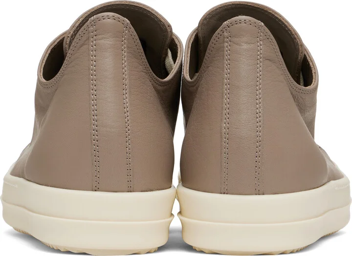 Rick Owens Taupe Hollywood Low Sneaks Sneakers - Image 2