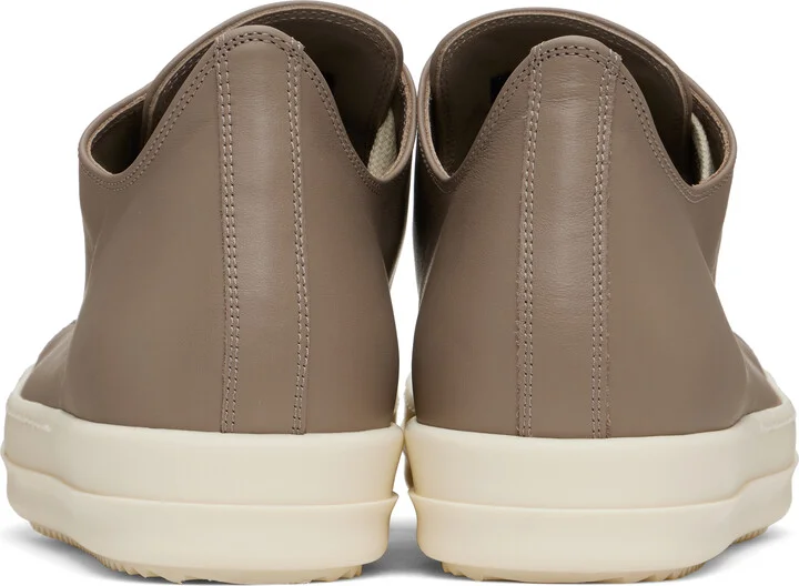 Rick Owens Taupe Hollywood Low Sneaks Sneakers - Image 2
