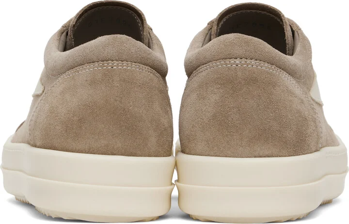 Rick Owens Taupe Hollywood Vintage Sneakers - Image 2