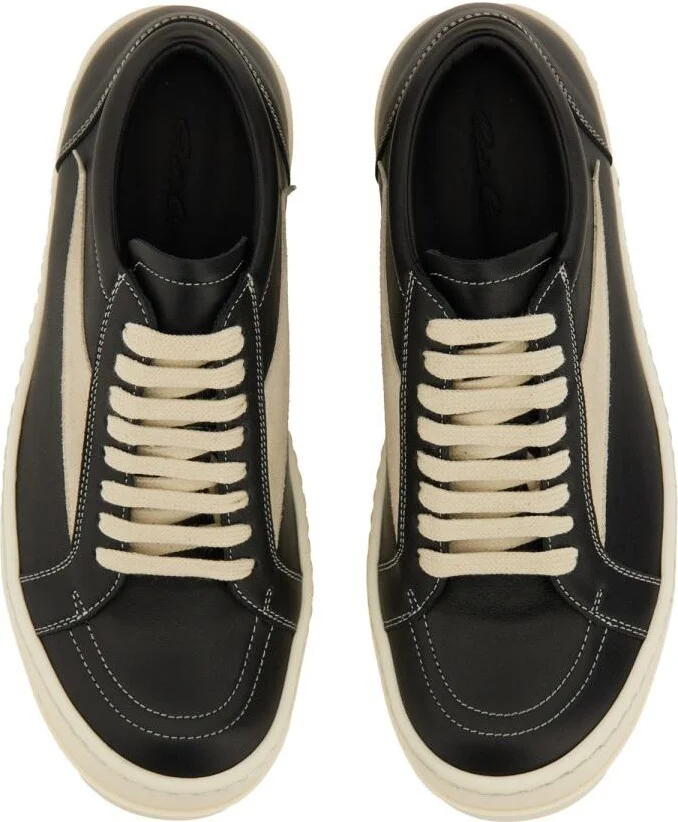 Rick Owens Vintage Leather Sneaker - Image 4