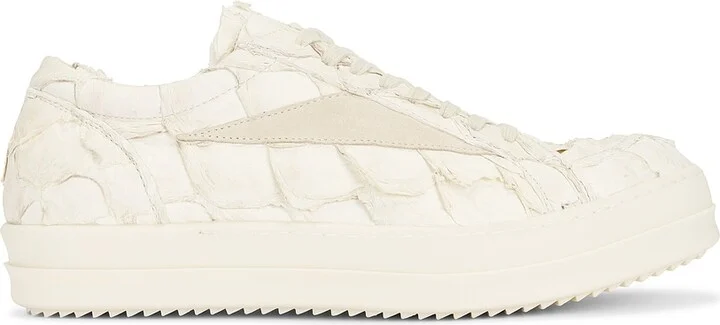 Rick Owens Vintage Sneaker in Cream