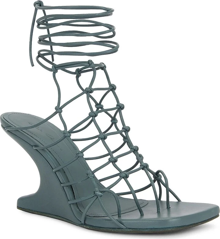 Rick Owens Web Cantilever Sandal in Blue - Image 2