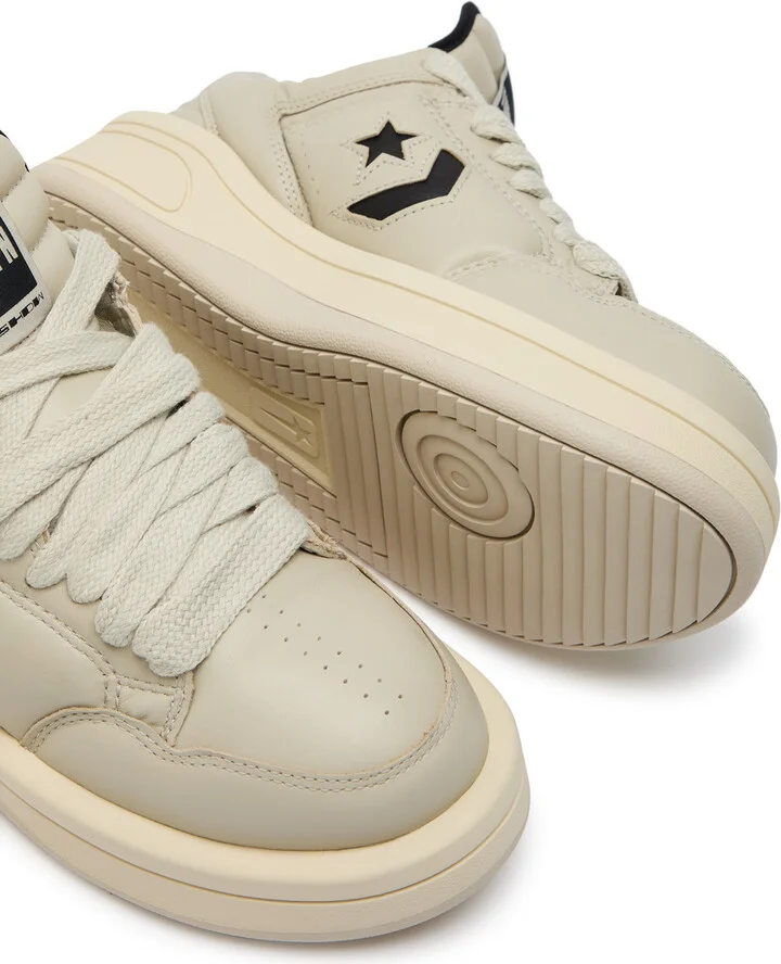 Rick Owens X Converse Drkshdw Padded Leather Sneakers - Image 3