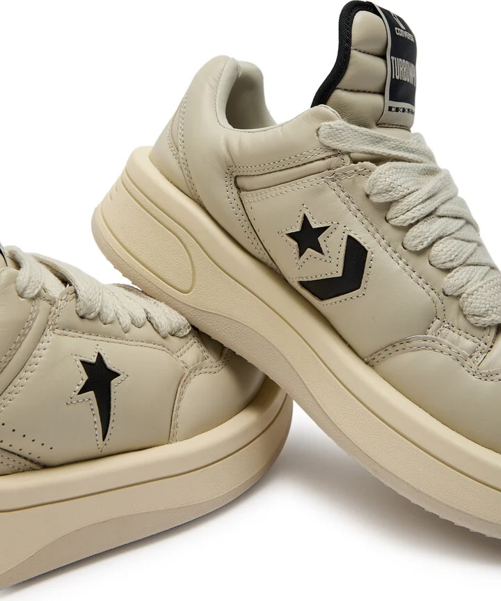 Rick Owens X Converse Drkshdw Padded Leather Sneakers - Image 4