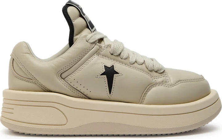 Rick Owens X Converse Drkshdw Padded Leather Sneakers