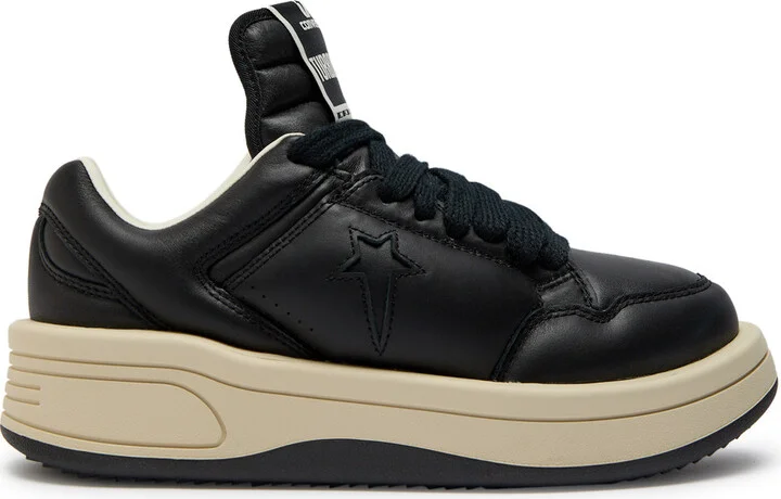 Rick Owens X Converse Drkshdw Padded Leather Sneakers