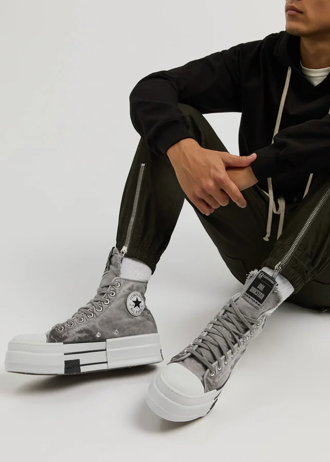 Rick Owens X Converse Drkstar Canvas Hi-top Sneakers - Image 5