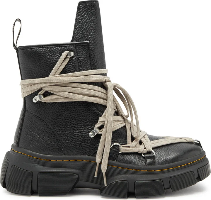 Rick Owens X Dr. Martens Mega Leather Boots
