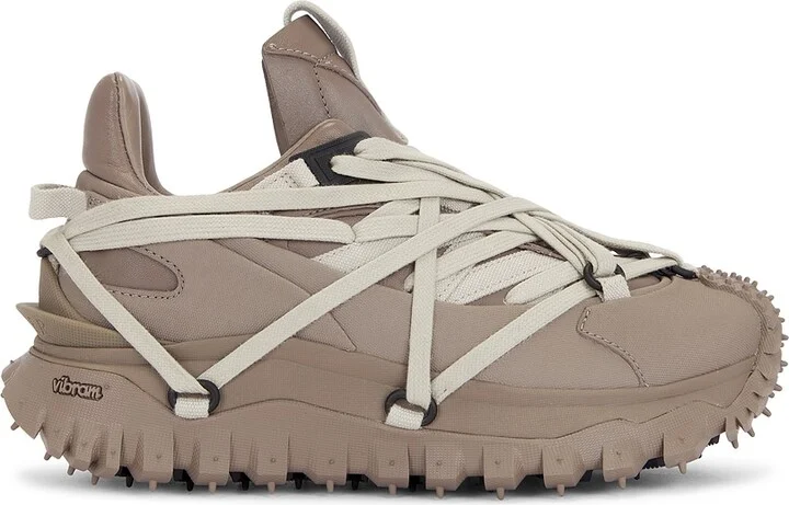 Rick Owens X Moncler Trailgrip Megalace Sneaker in Grey